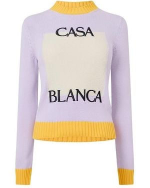 CASABLANCA Casa Colourblock Swt - Multicolour