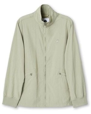 Pretty Green Pg Nyl Crnkl Zip Jkt - Green