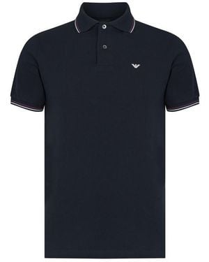 Emporio Armani Regular Fit Polo Shirt - Black