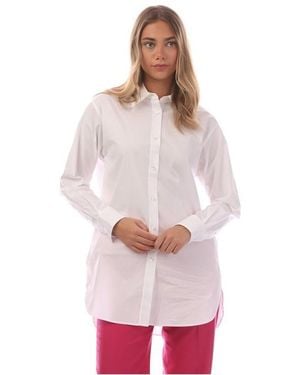 BOSS Bacora Long-Sleeve Blouse - White