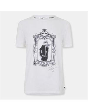 Karl Lagerfeld Karl Portrait T Ld54 - White