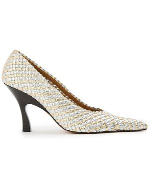 Stella McCartney Elsa Stiletto Court Shoes - Metallic