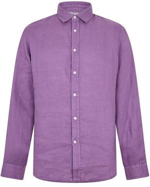 Woolrich Wool Linen Shirt - Purple