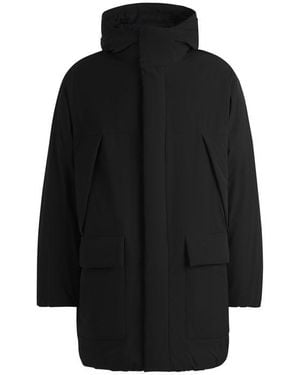 HUGO Relaxed-Fit Waterproof Parka Jacket - Black