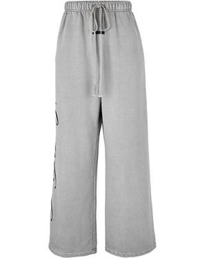 Fear Of God Open Hem Fleece Jogging Bottoms - Grey