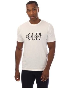 C.P. Company Logo T-Shirt - White