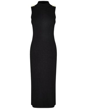 Barbour Milla Knitted Midi Dress - Black
