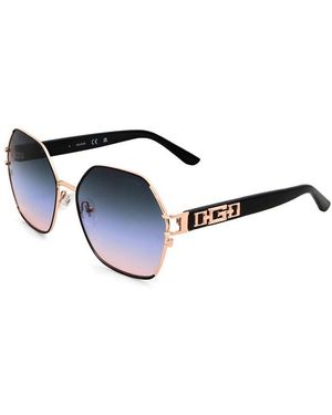Guess Hexagon Sunglasses - Blue