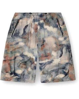 DIESEL Woven Tracksuit Shorts - Grey