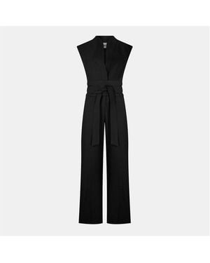 Odd Muse Wrap Jumpsuit - Black