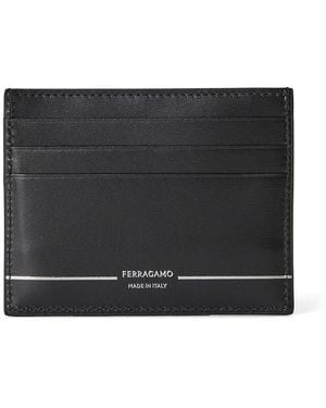 Ferragamo Fg Stripe Cc Sn63 - Black
