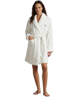 Polo Ralph Lauren Polo Short Bear Robe Ld54 - White
