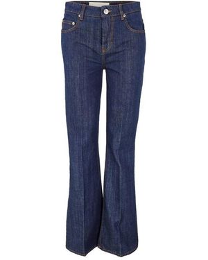Ami Paris Ami Bootcut Jeans Ld61 - Blue