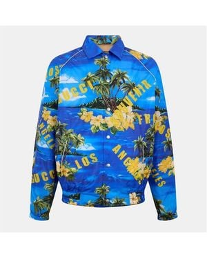 Gucci Water Resistant Lightweight Softshell Jacket - Blue