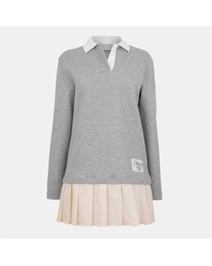 Moncler Pleat Dress - Grey