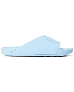 Givenchy Giv Label Pool Sliders - Blue