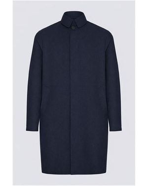 Gieves & Hawkes Franklin Rain Anorak - Blue