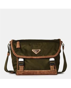 Prada Nylon Cross Body Bags - Green