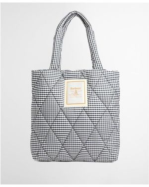 Barbour Riah Quilted Tote Bag - White