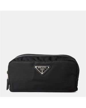 Prada Water-Resistant Wash Bag - Black