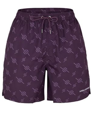 Daily Paper Irregular Swim Shorts - Purple