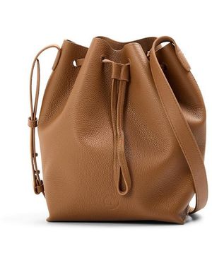 Timberland Tuckerman Leather Bucket Bag - Brown
