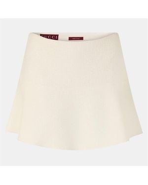 Gucci Mini Skirt - Natural