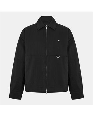 Represent Modern Fit Overshirt - Black