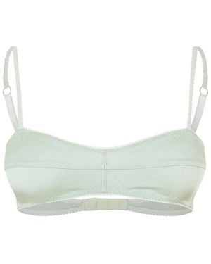 Anna October Cloud Woven Bralette - Green