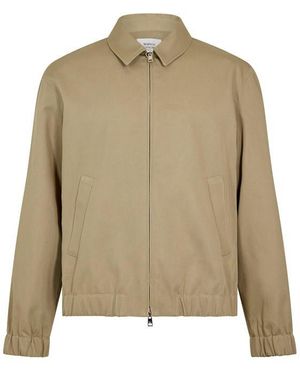 Maison Kitsuné Elasticated Zip Blouson Harrington Jacket - Green