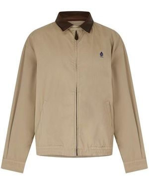 Prada Lthr Cllr Jkt Sn63 - Natural