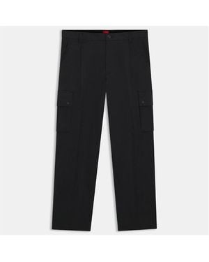 HUGO Relaxed Fit Trousers - Blue