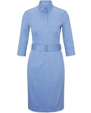 BOSS Daliri1 Wrap Dress - Blue