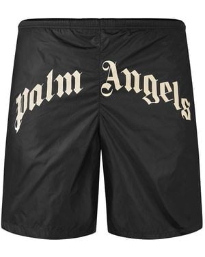 Palm Angels Swim Shorts - Black