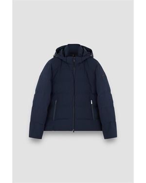 Paul & Shark Typhoon Short Puffer Jacket - Blue