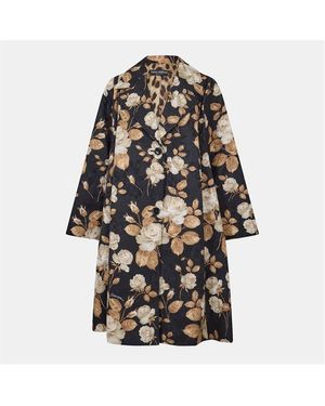 Dolce & Gabbana Structured Overcoat - Black