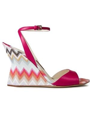 Missoni Zante Wedge - Pink