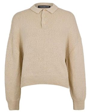 Cole Buxton Knitted Top - Natural
