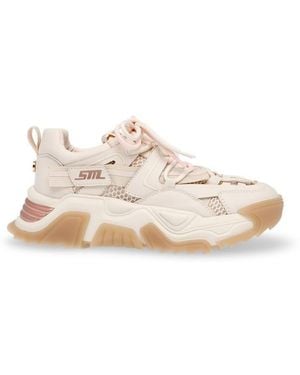 Steve Madden Kingdome Low Top Trainers - Pink