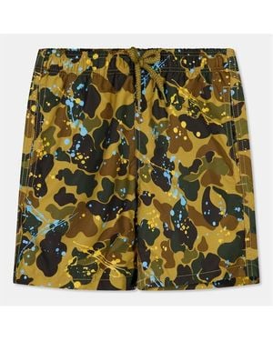 Palm Angels Palm Paxvlbq Swim Sh - Yellow