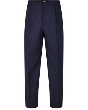 Fendi Tailored Trousers - Blue