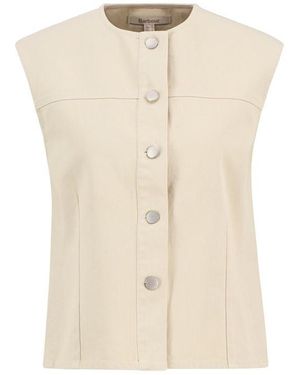 Barbour Daya Denim Waistcoat - Natural
