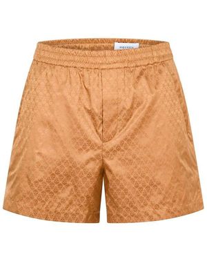 McQueen Alex Woven Tracksuit Shorts - Natural