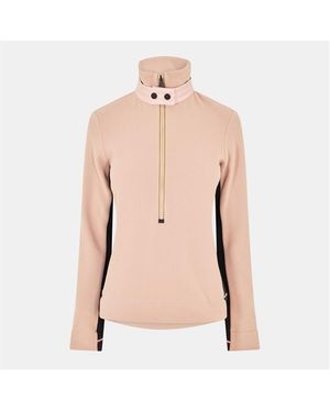 Moncler G 1/4 Zip Fleece - Pink