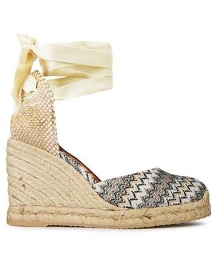 Missoni Eva Wave Espadrilles - Metallic