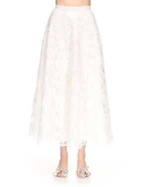 Giambattista Valli Giambat Lace Maxi Skirt - White