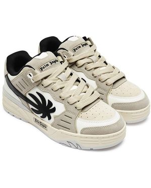 Palm Angels Venice Suede Low-Top Trainers - Metallic