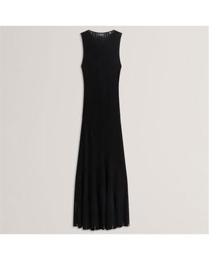 Ted Baker Knitted Midi Dress - Black