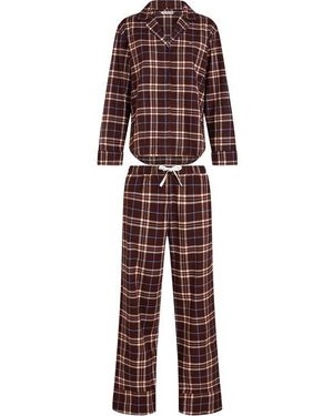 Tommy Hilfiger Long Sleeve Pyjama Set - Purple