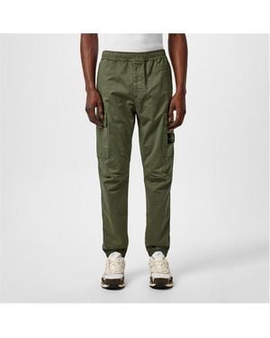 Stone Island Raso Cargo Trousers - Green